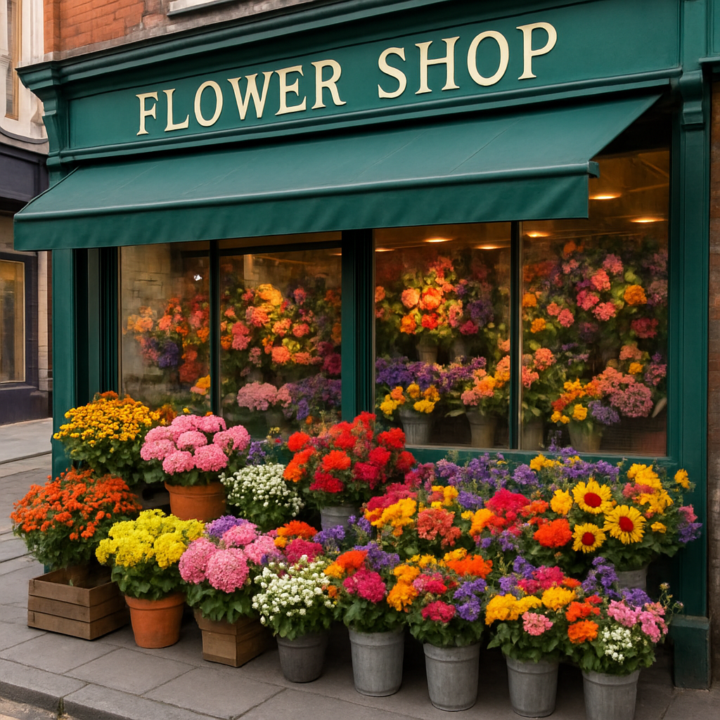 Flower shop location